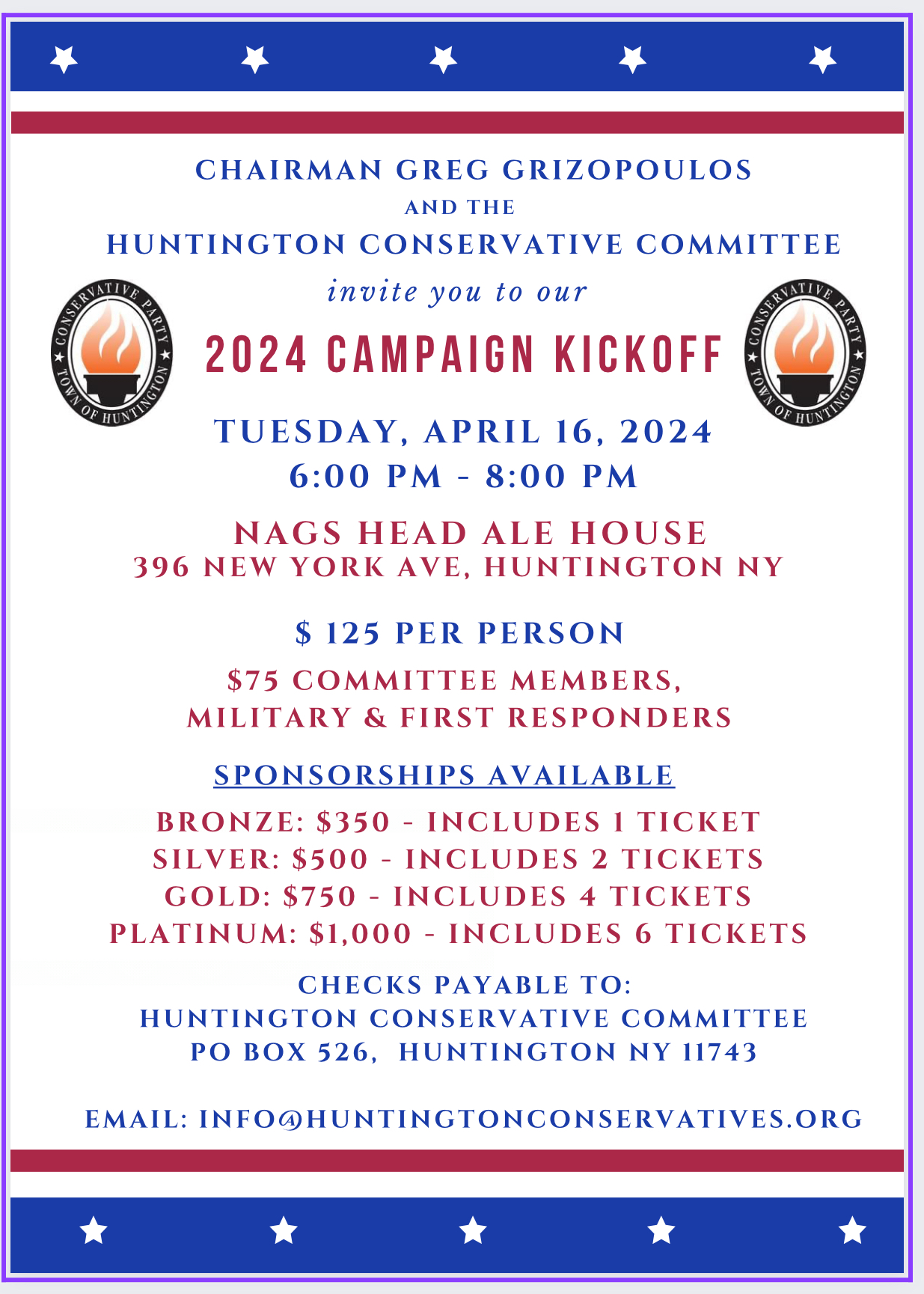 2024 Campaign Kickoff Flyer