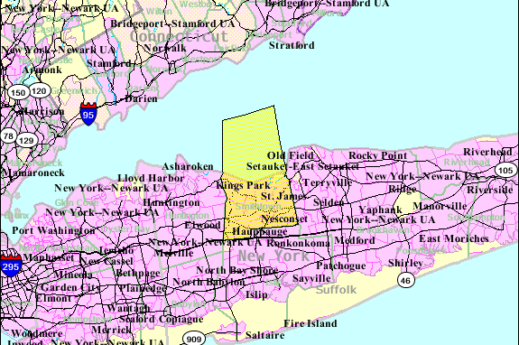 Smithtown Township Map
